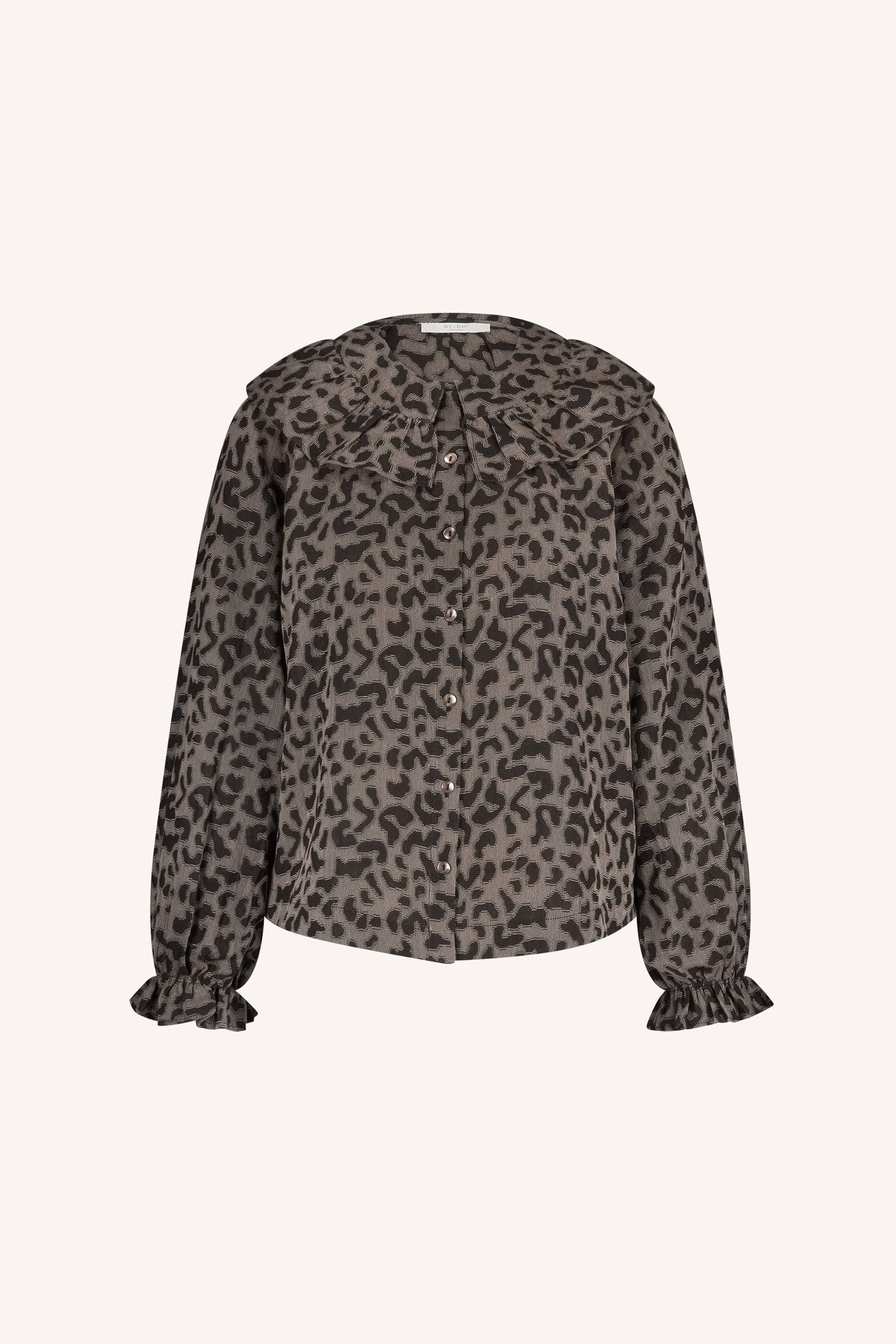 By-Bar Amsterdam gia leo blouse 25512054 1701 brown leo