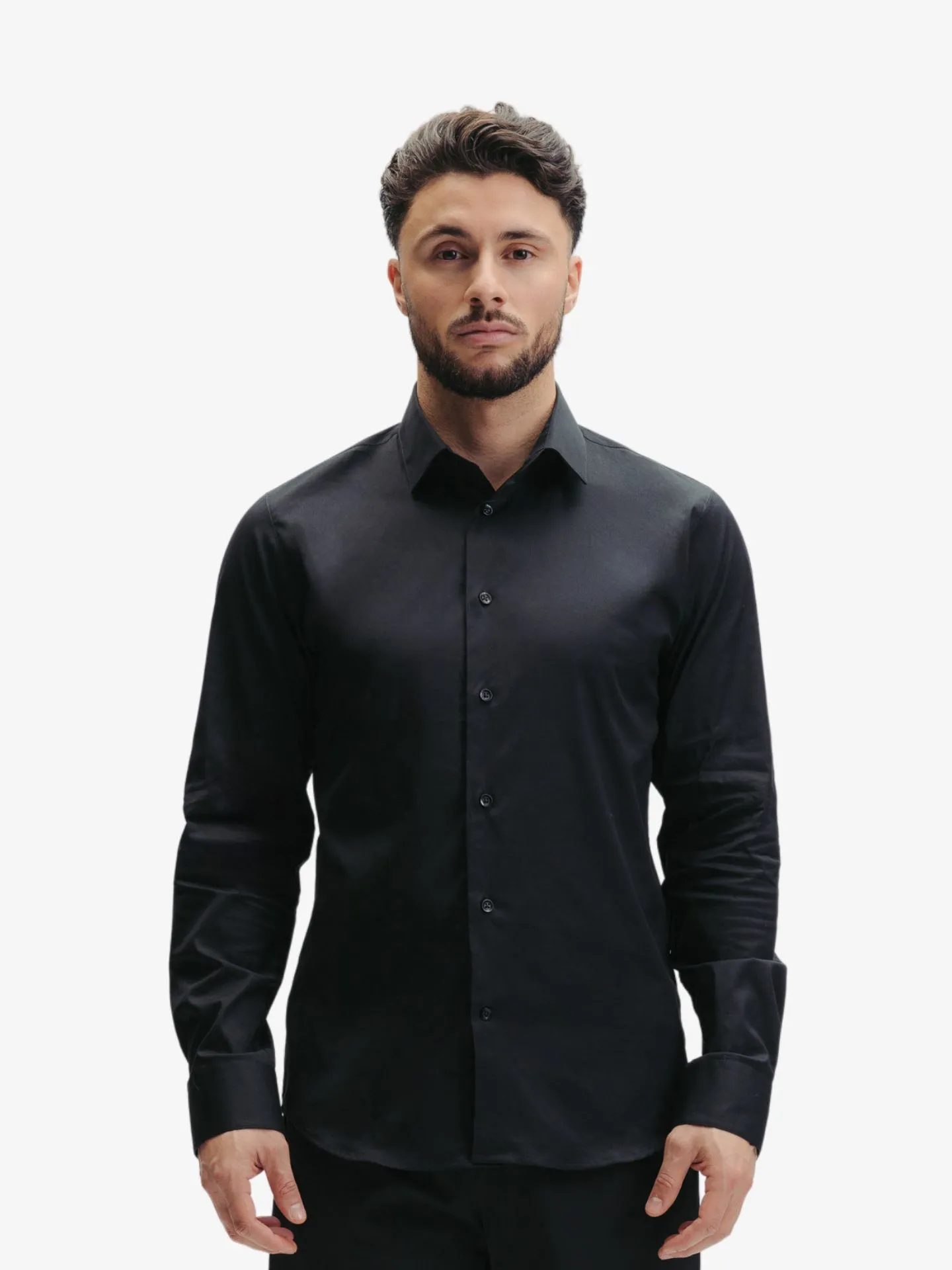 BALR. Heren t-shirt hex-series slim zwart