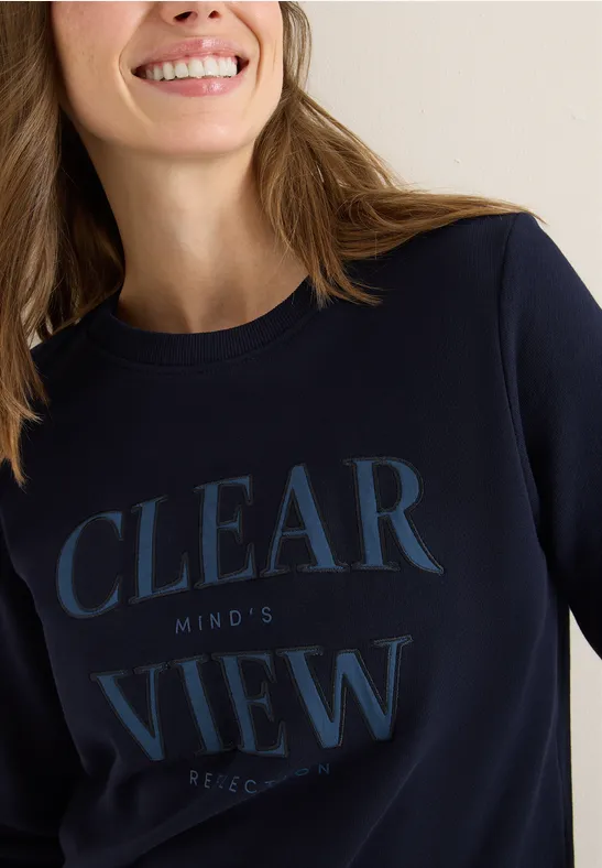 Cecil Sweatshirt met belettering artwork