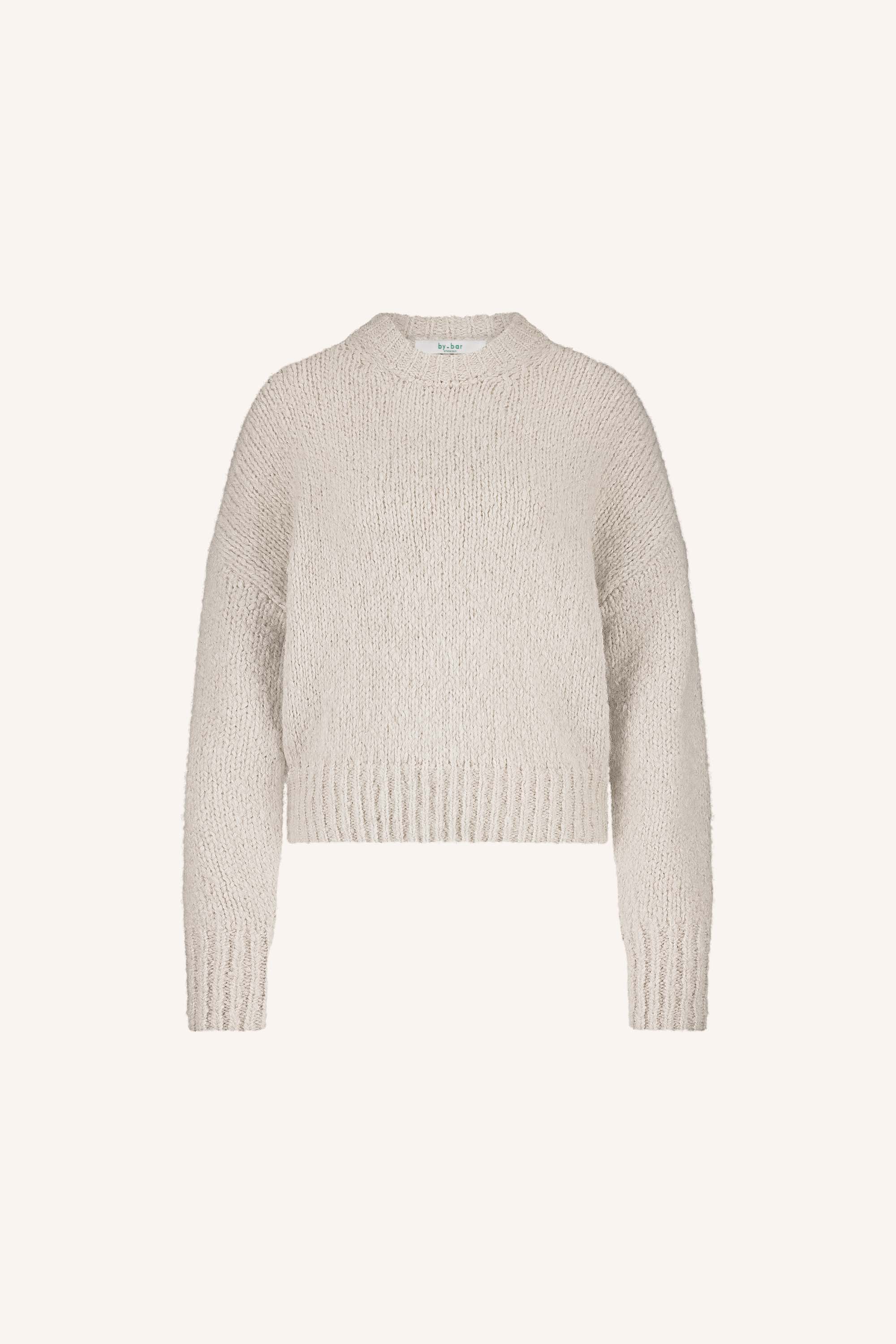 By-Bar Amsterdam sonny bulky pullover 25515015 018 chalk