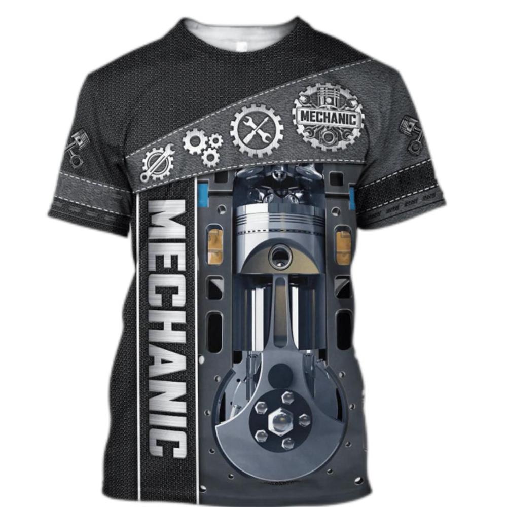 Xr 01 Mannen T-shirt Vintage T-shirt Zomer Kleding Mechanisch Gereedschap Foto's 3d Print Tops 6xl Straat Casual Sport Oversized Trui tops 3XL