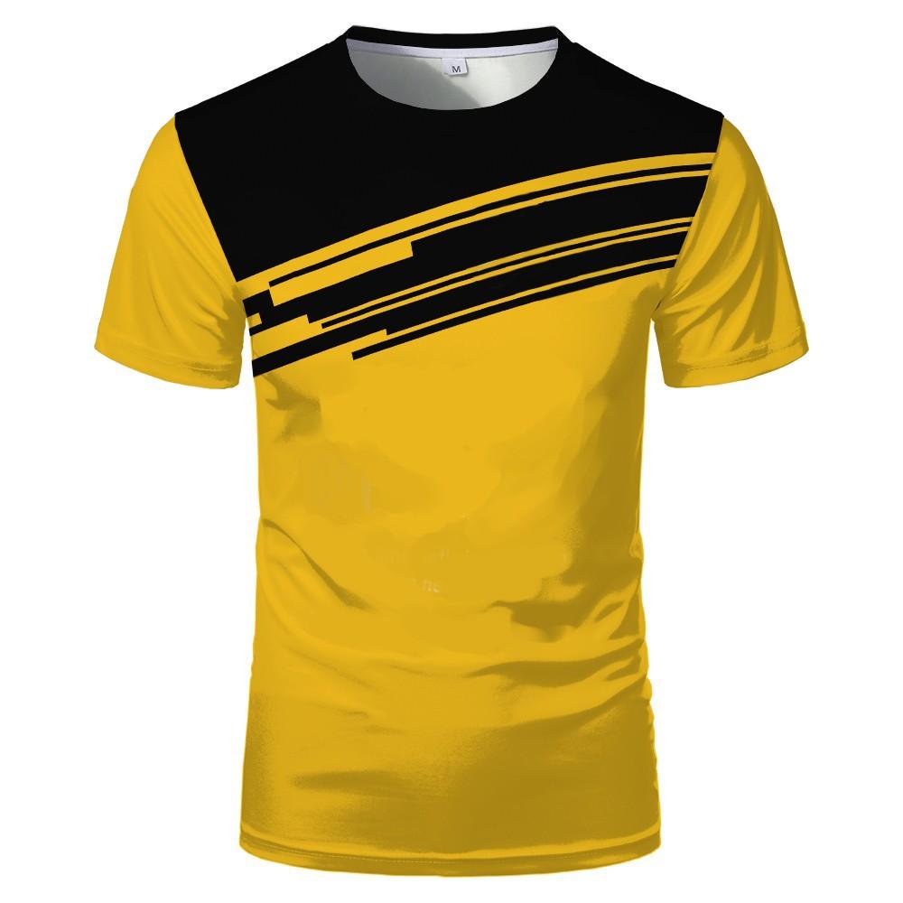 ETST WENDY 005 Zomer Nieuwe Mannen T-shirt Casual Korte Mouw Sport T-shirt 3d Afdrukken Mode Korte Mouwen Tops Losse Ademende man Kleding 2XL