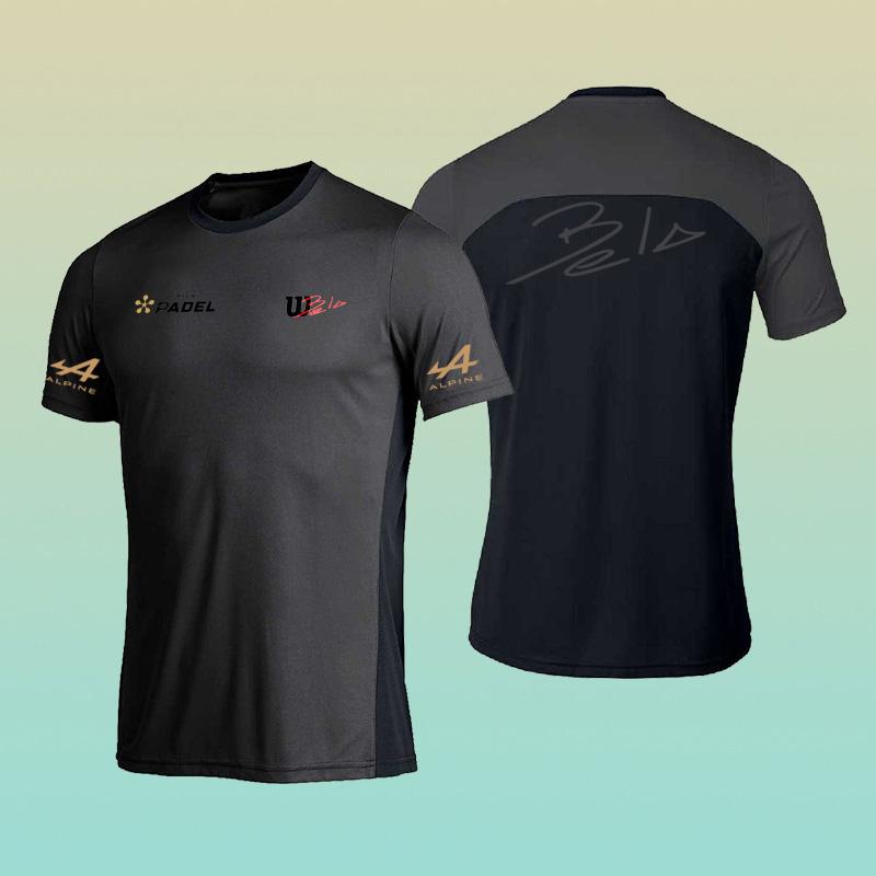 Zengyanqin02 Gym T-shirt Zomer Ademend Sport Korte Mouw Outdoor Hardlopen Heren T-shirt Tennis Groot Kleding Competitie Training Top L