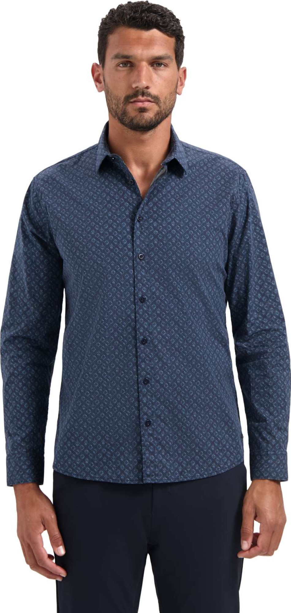 No Excess Shirt strech allover printed night