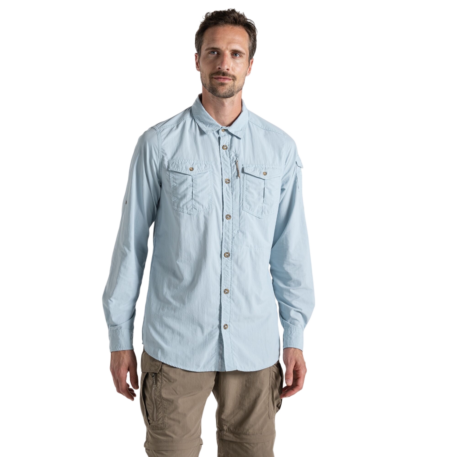 Craghoppers Heren adventure iii nosilife shirt met lange mouwen