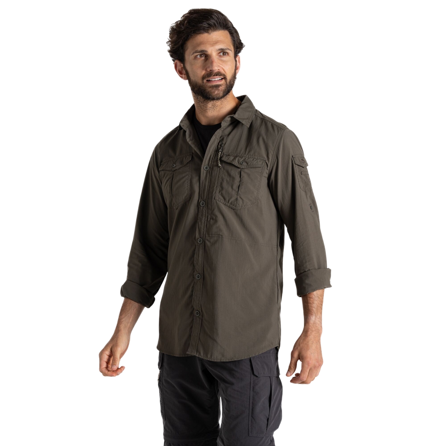 Craghoppers Heren adventure iii nosilife shirt met lange mouwen