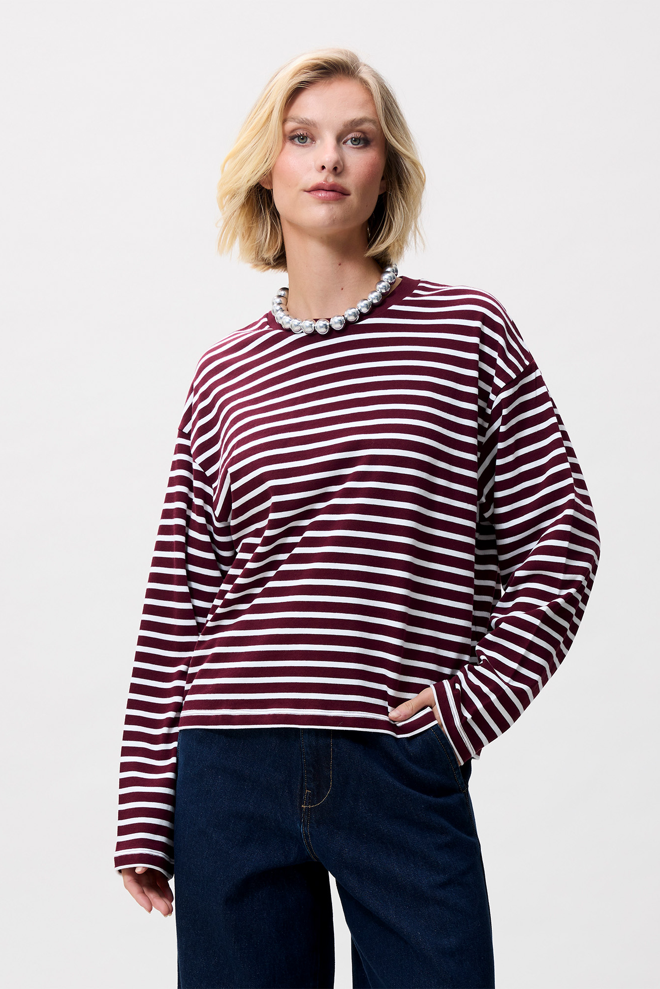 Catwalk Junkie 2504020410 striped long sleeve