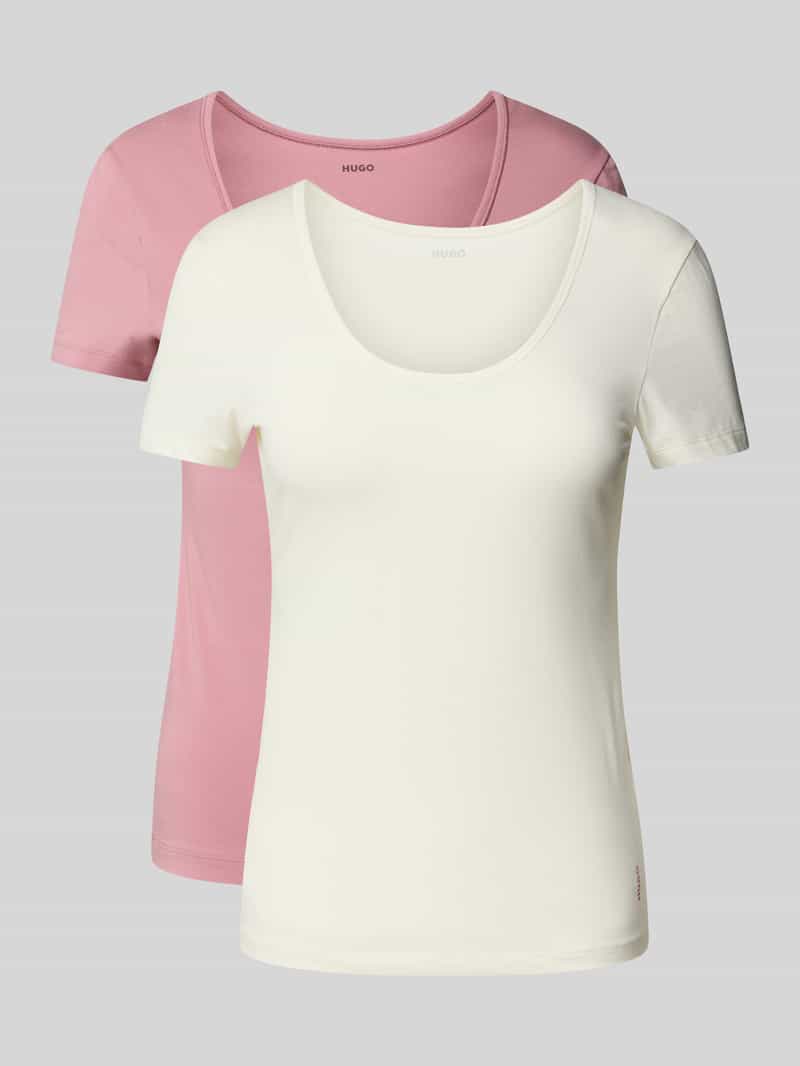 HUGO underwear T-shirt regular fit, ronde hals (2-delig)