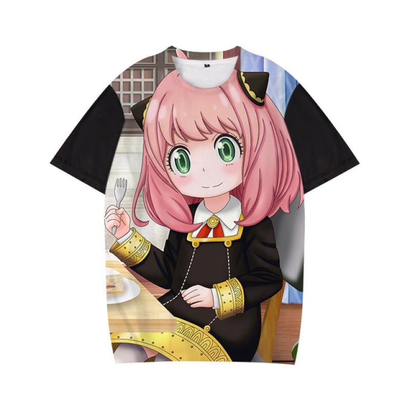 ETST 07 Japanse Anime SPY X FAMILIE T-shirt Mannen Leuke Cartoon Kleding Anya Zomer Tops T-shirt Unisex T-shirt versized T-shirt geschenken 6XL