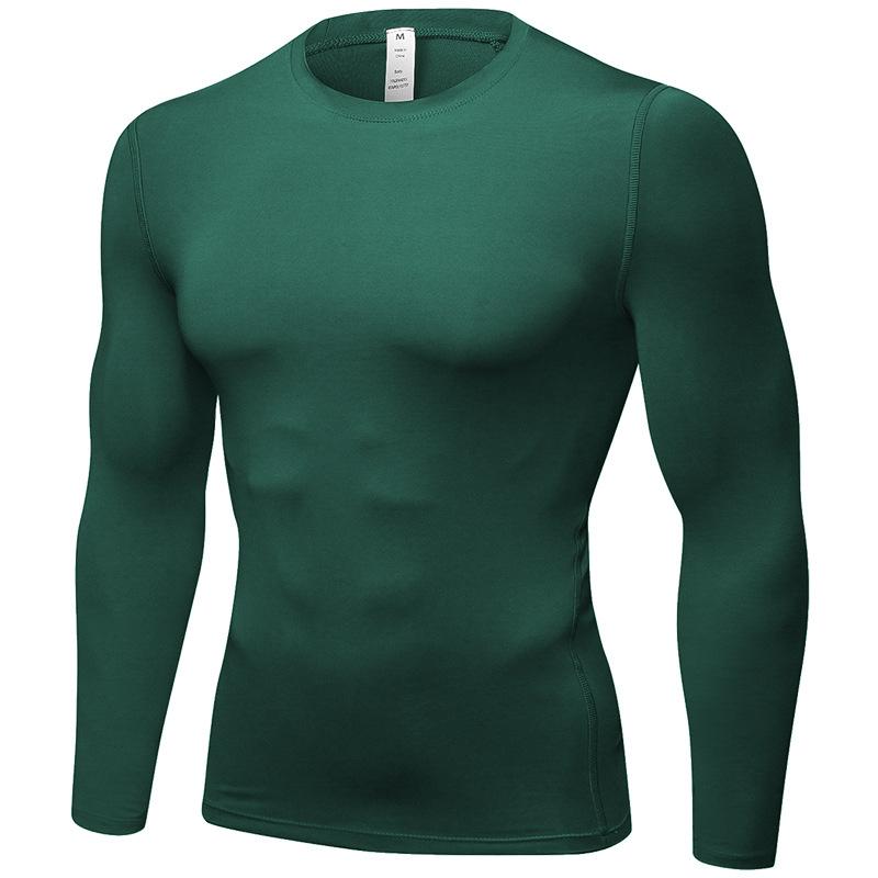 YOUNAXIN Heren T-shirts Hardlopen Fietsen Gym Fitness Lange mouw Training Joggen Sportshirts Buiten Tops XL