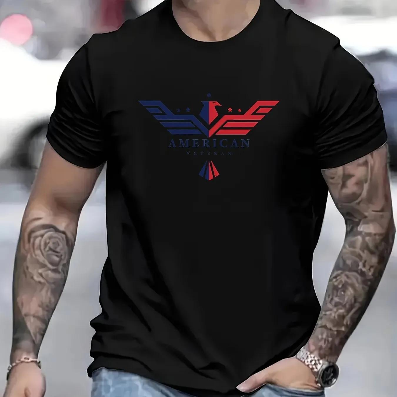 ETST 07 Amerikaanse Camouflage T-shirt Voor Mannen Veteraan 3d Print Tops Tees Soldaten T-Shirt Mode Korte Mouw Oversized Herenkleding 2XL