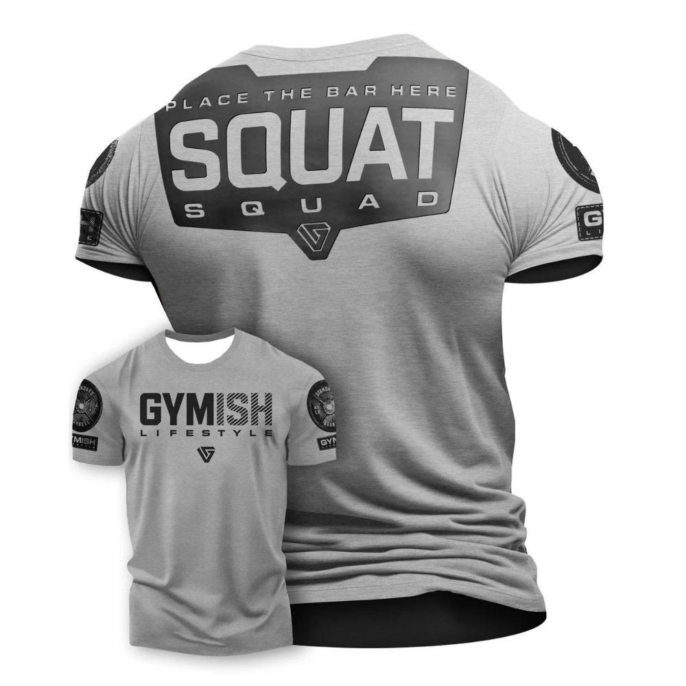 ETST39 New Men's Quick-drying Fitness T-shirt Fighting Clothes American Trend Fashion Casual L