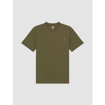 Dickies T-shirt Korte Mouw  HEAVYWEIGHT SS POCKET - DK0WS450-0ML1 MILITARY GREEN