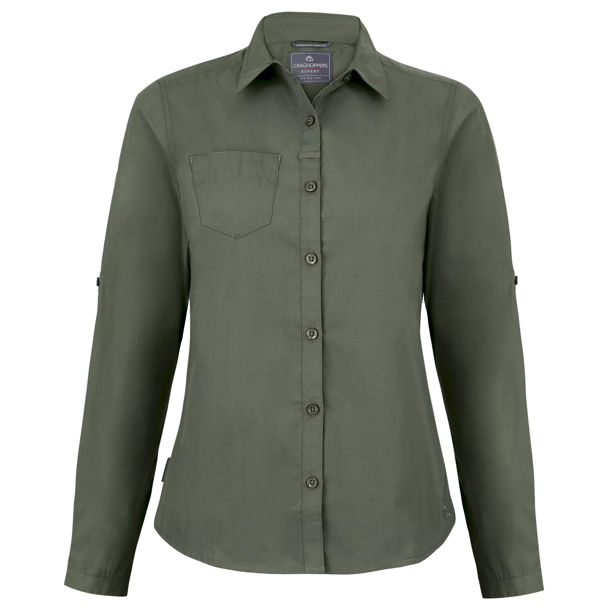 Craghoppers Dames expert kiwi shirt met lange mouwen