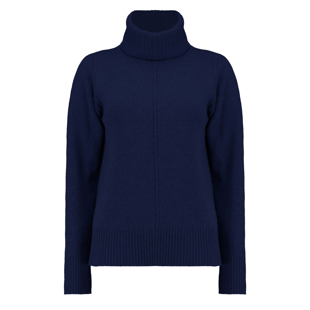Bloomings Damestrui Turtle Neck Navy