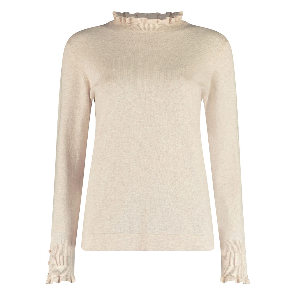 Bloomings Damestrui Mock Neck Moon Mel