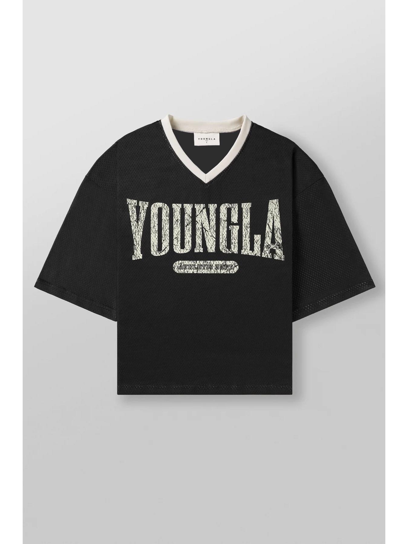 VantaGoods YOUNGLA Heren Amerikaans Oversized Sneldrogend Mesh T-shirt voor Zomersport & Fitness Extra Extra Large
