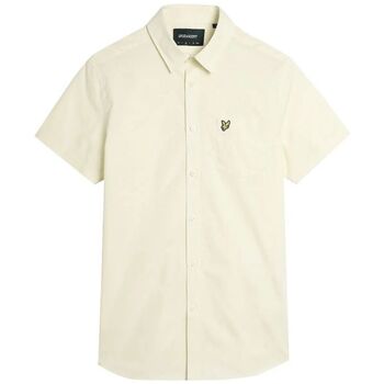 Lyle & Scott Overhemd Korte Mouw Lyle & Scott SW2216V SHORT SHIRT-X79 SOFT MATCHA