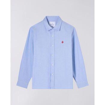 Edwin Overhemd Lange Mouw  I034964 BIG OX-SHIRT-01.67 BLUE