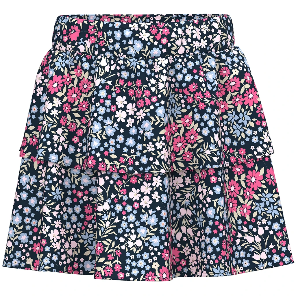 Name It-collectie Rokje Vinaya (carmine rose cute flowers)