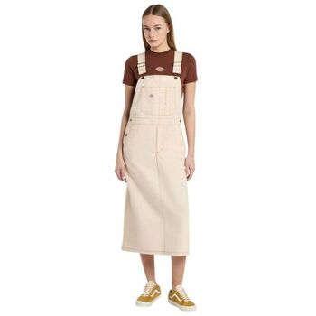 Dickies Jumpsui  BIB W LONG OVERALL DRESS - DK0A4Z6T-F901 WHITECAP GRAY