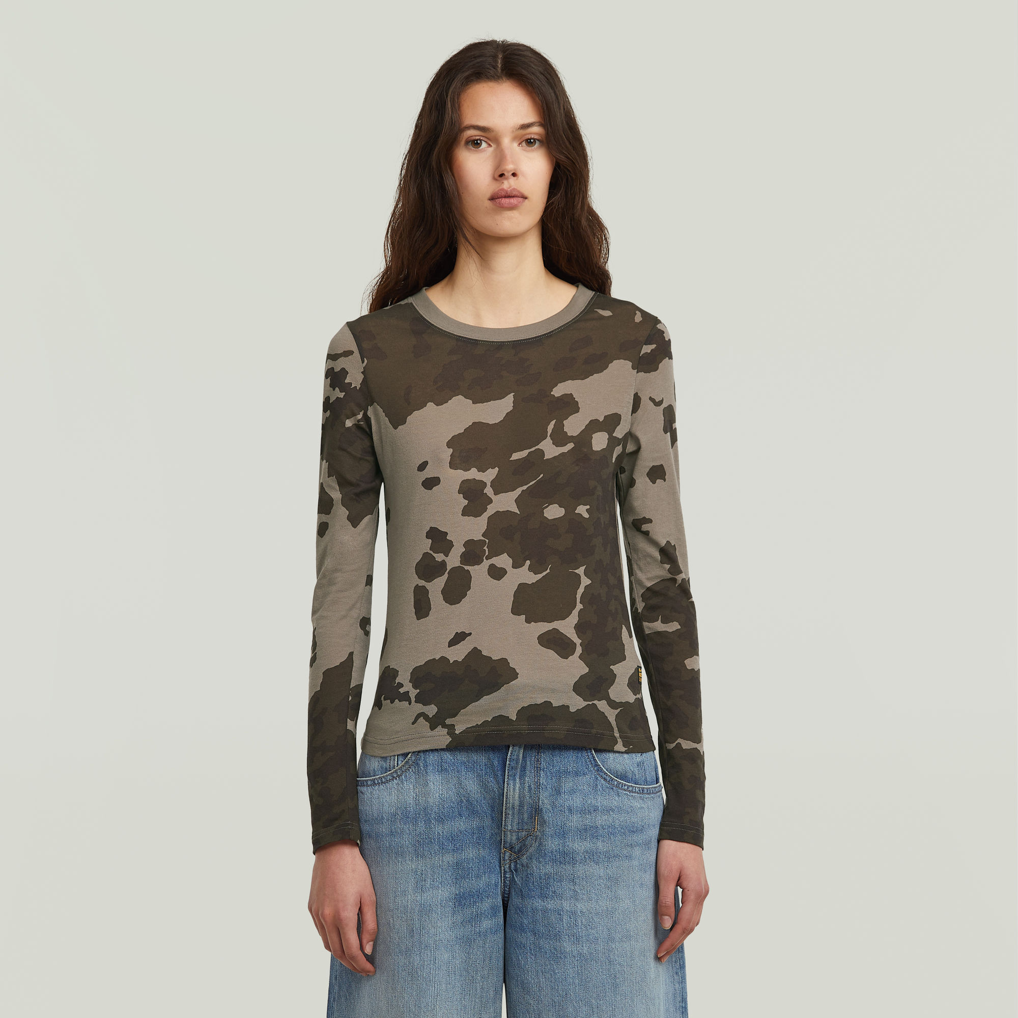 G-Star RAW Allover Slim T-shirt - Meerkleurig - Dames