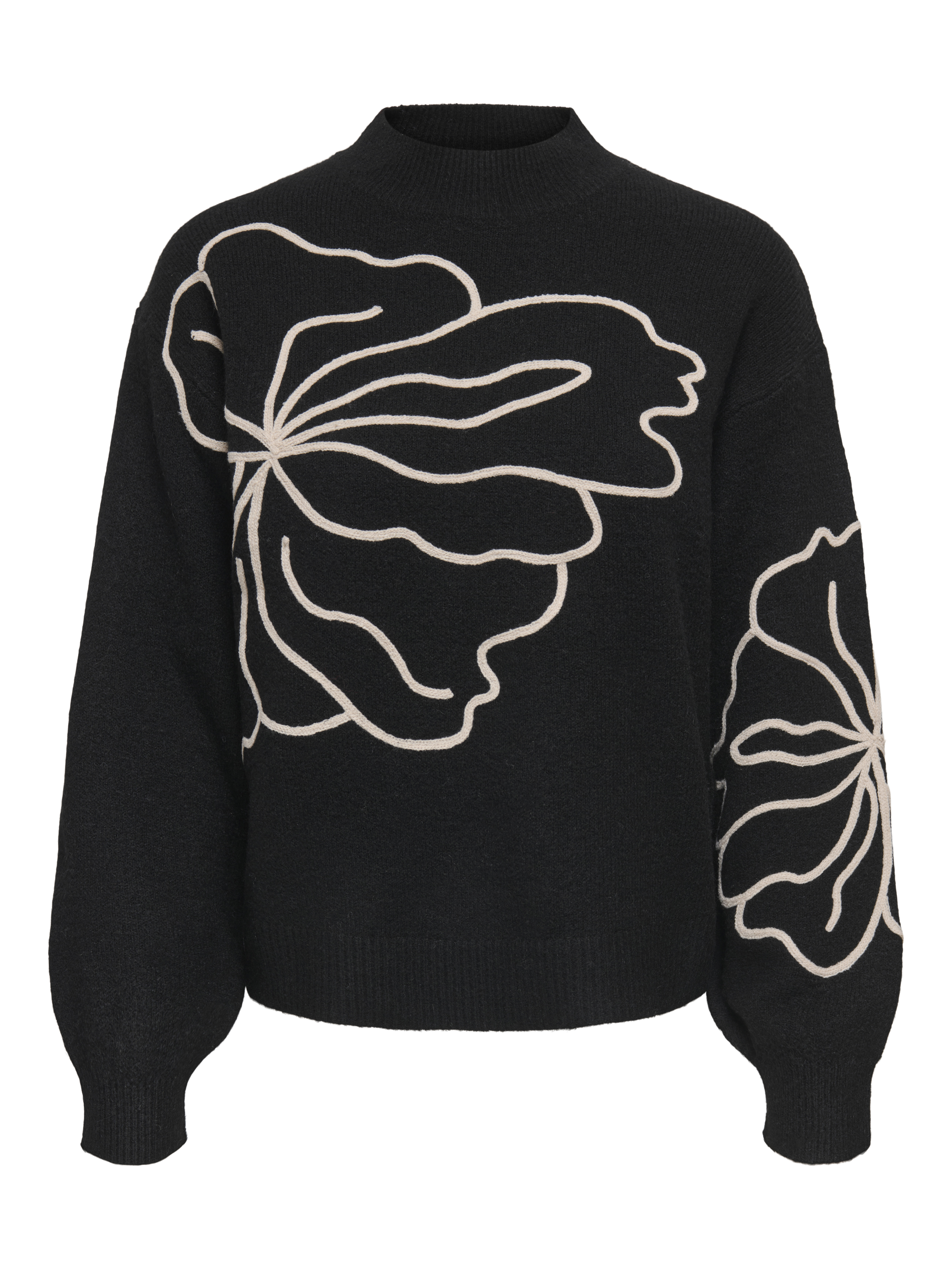 Jacqueline de Yong Jdyjella l/s flower pullover knt no