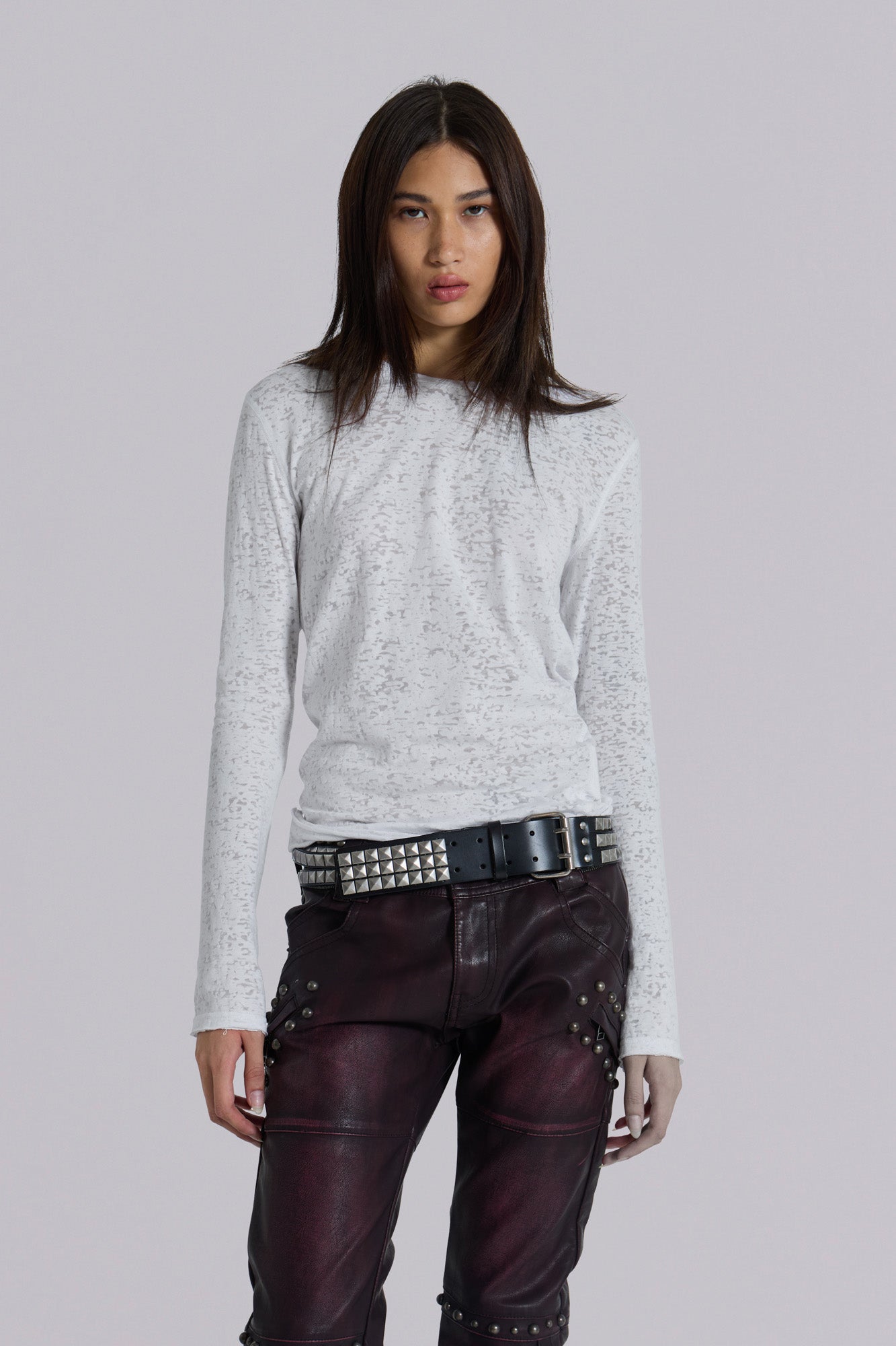 Jaded London Burnout Mist LS Top