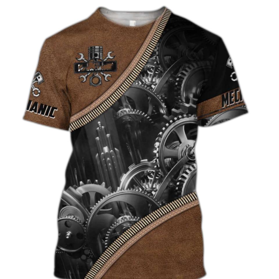 Xr 01 Mannen T-shirt Vintage T-shirt Zomer Kleding Mechanisch Gereedschap Foto's 3d Print Tops 6xl Straat Casual Sport Oversized Trui tops 3XL