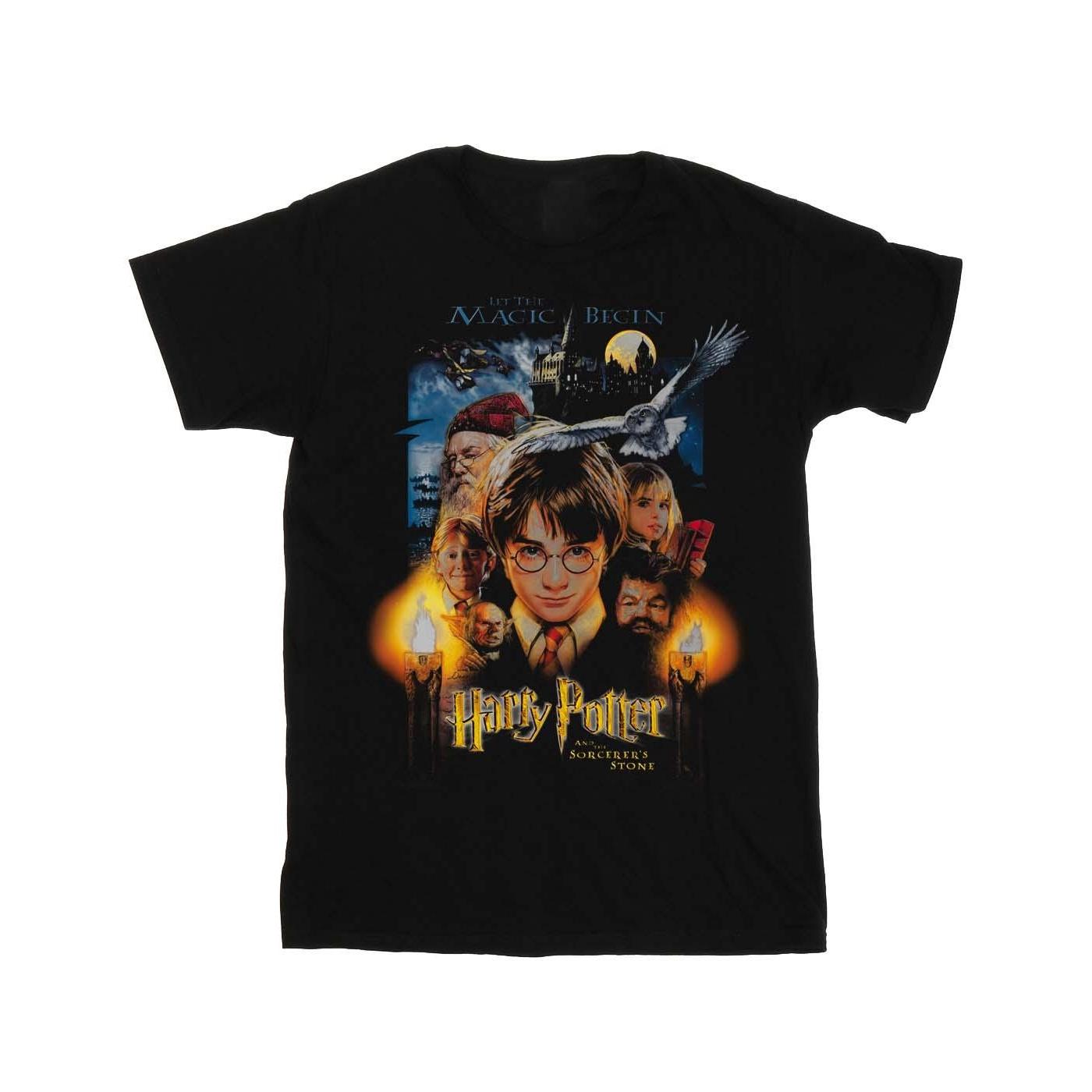 Harry Potter Heren The Sorcerer's Stone Poster T-shirt S