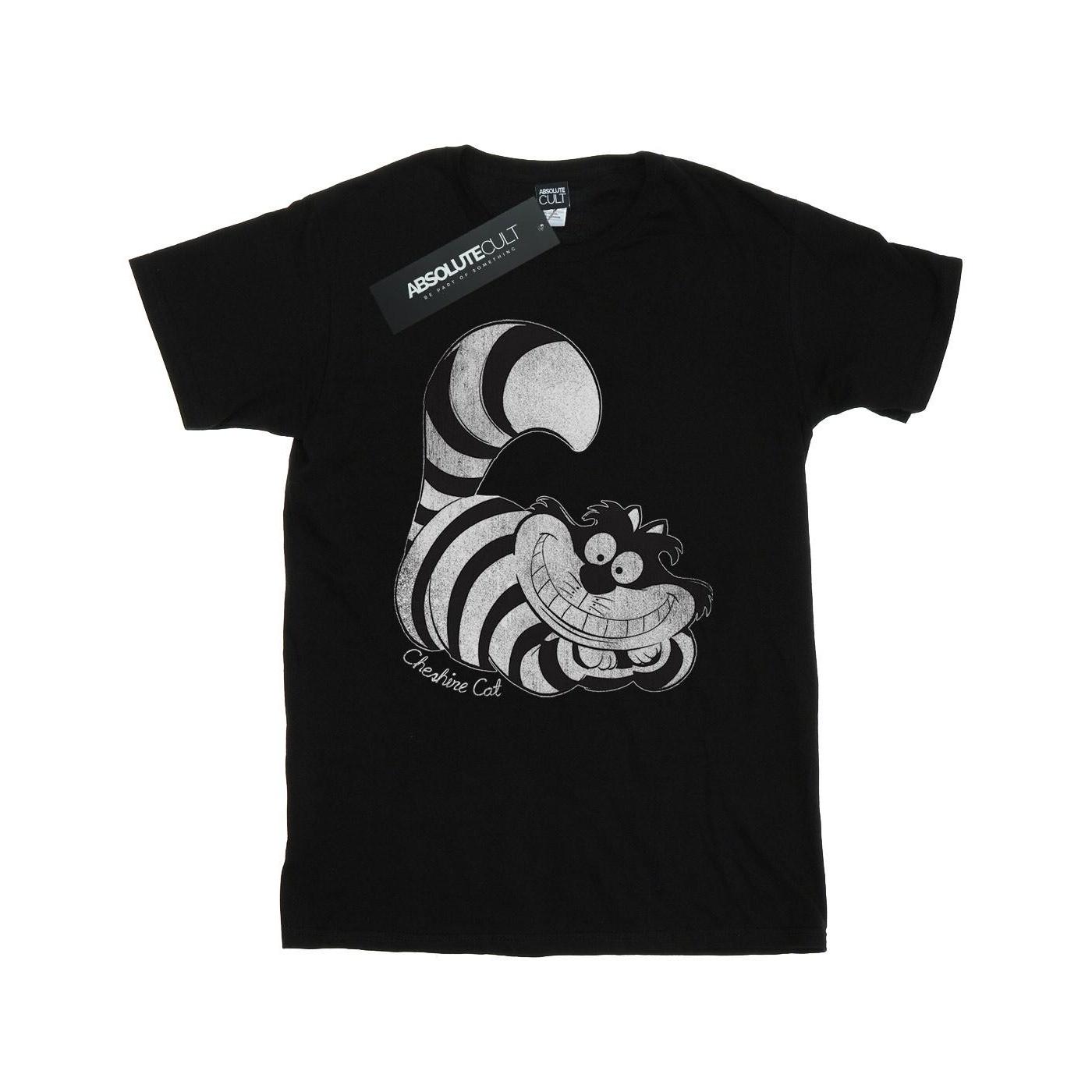 Disney Mens Alice in Wonderland Mono Cheshire Cat T-Shirt XL