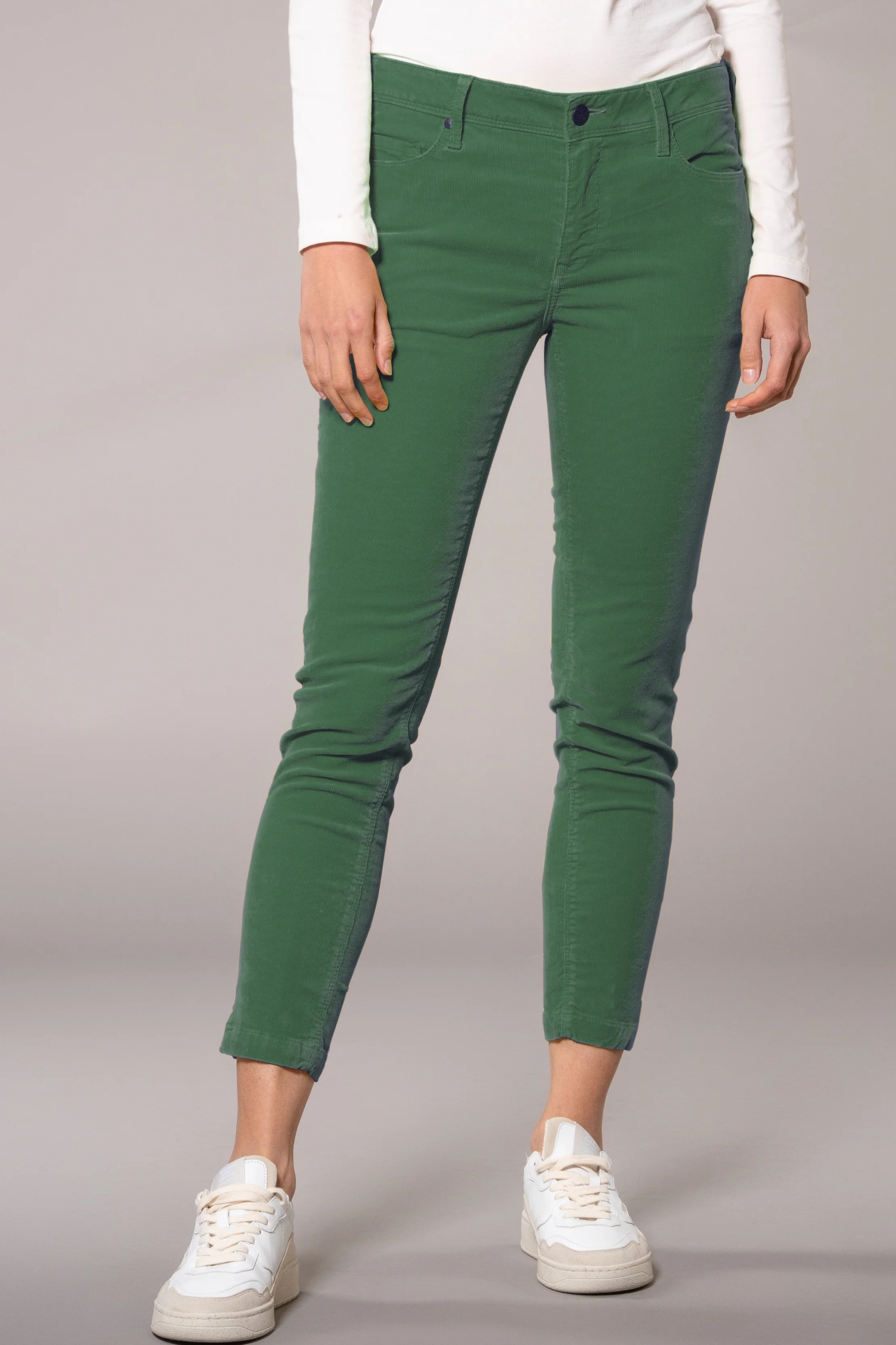 Feuervogl Damen vegan Hose Kord Lotta Eden GrÃ¼n