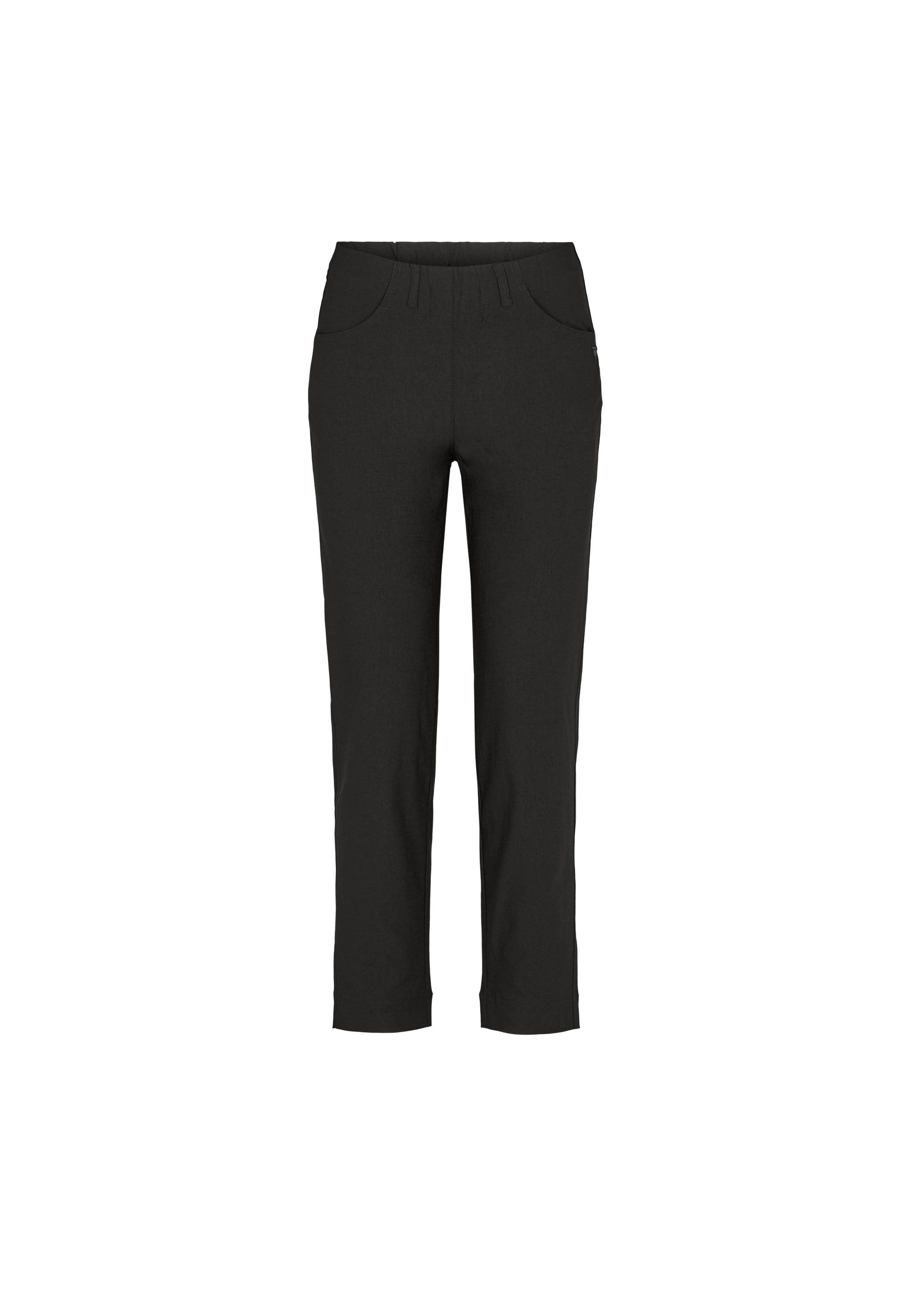 LAURIE Damen vegan Hose Kelly Regular Sl Schwarz