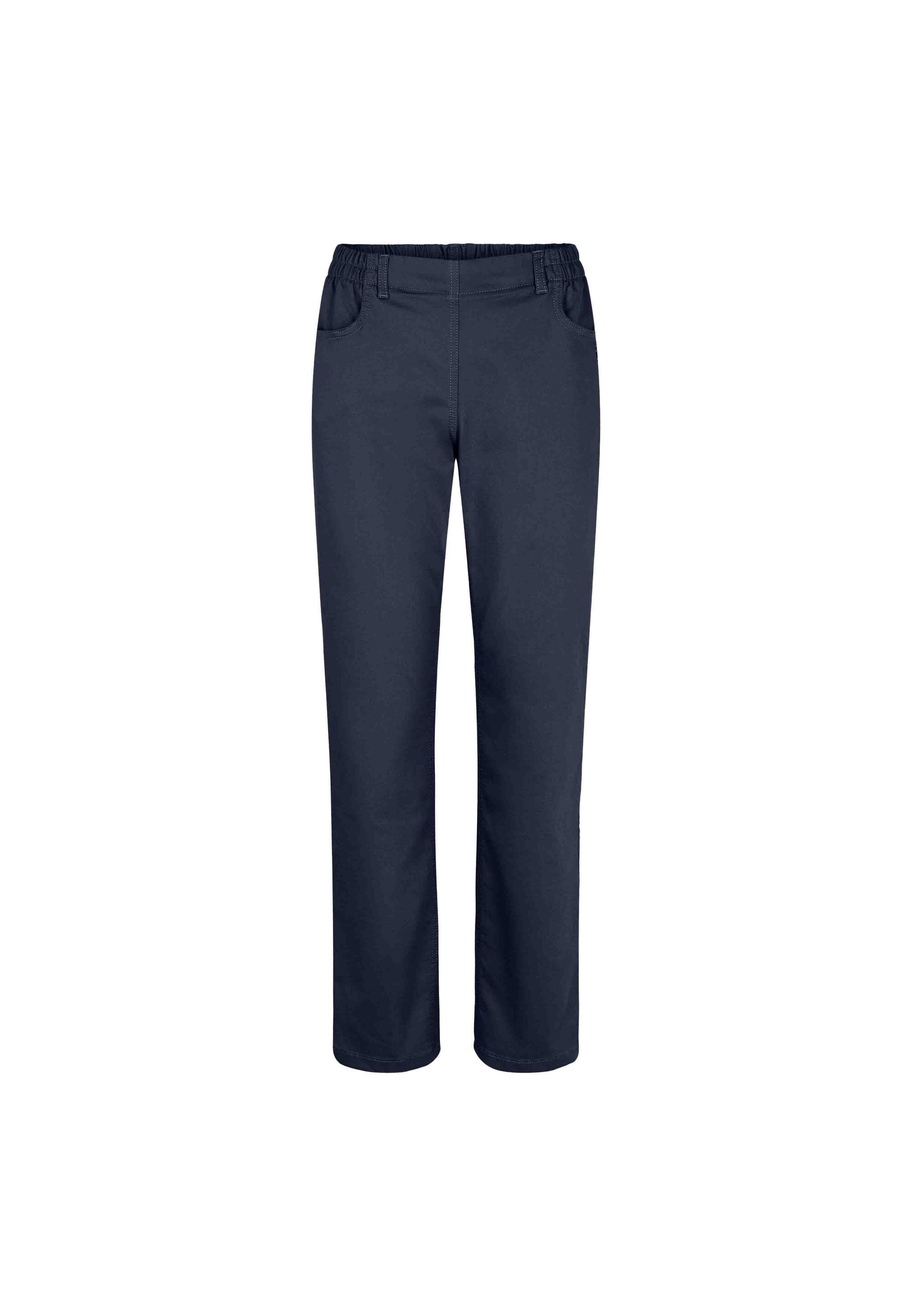 LAURIE Damen vegan Hose Violet Relaxed Medium Length Navy