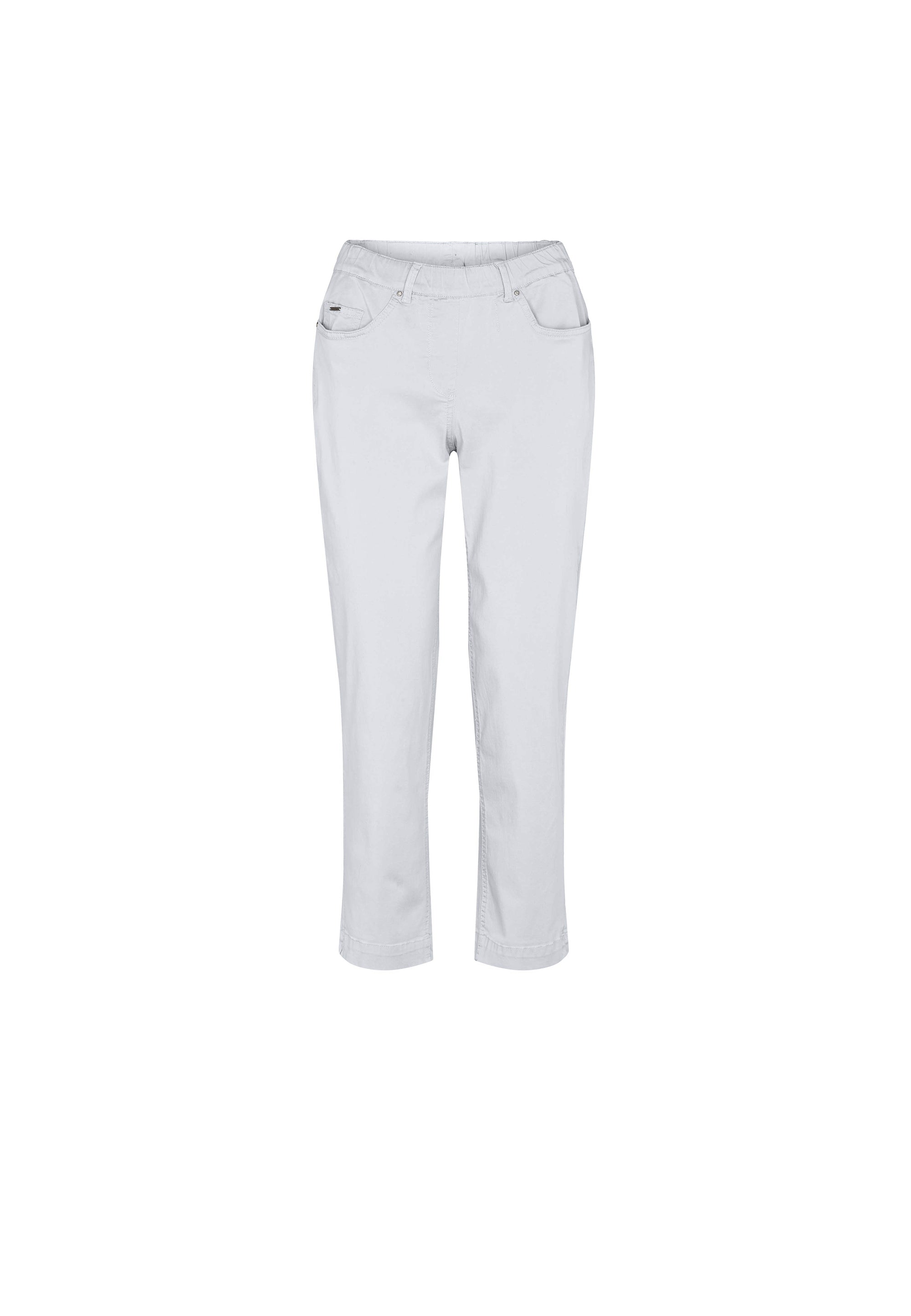 LAURIE Damen vegan Hose Hannah Regular Crop WeiÃŸ