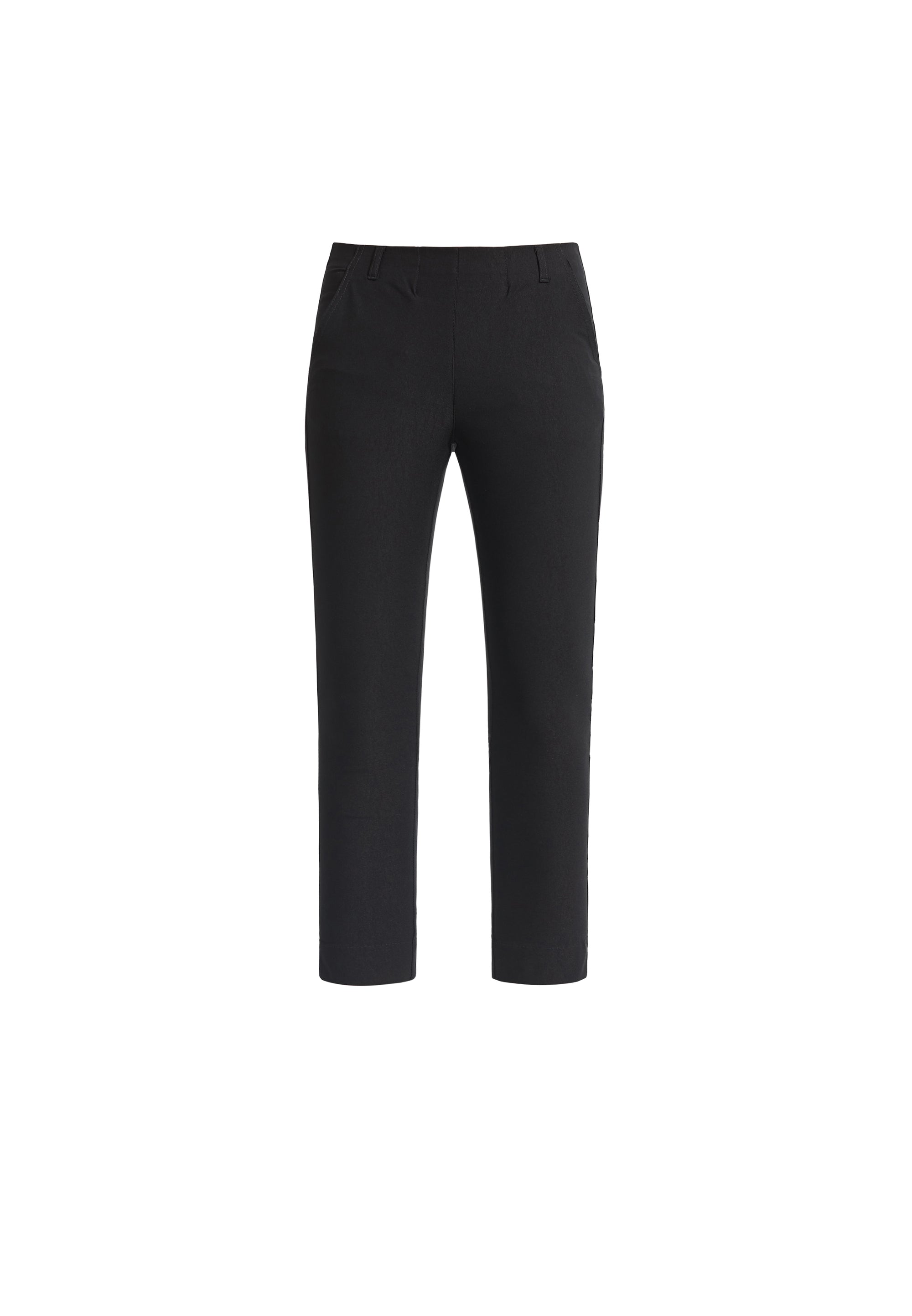 LAURIE Damen vegan Hose Taylor Regular Crop Schwarz
