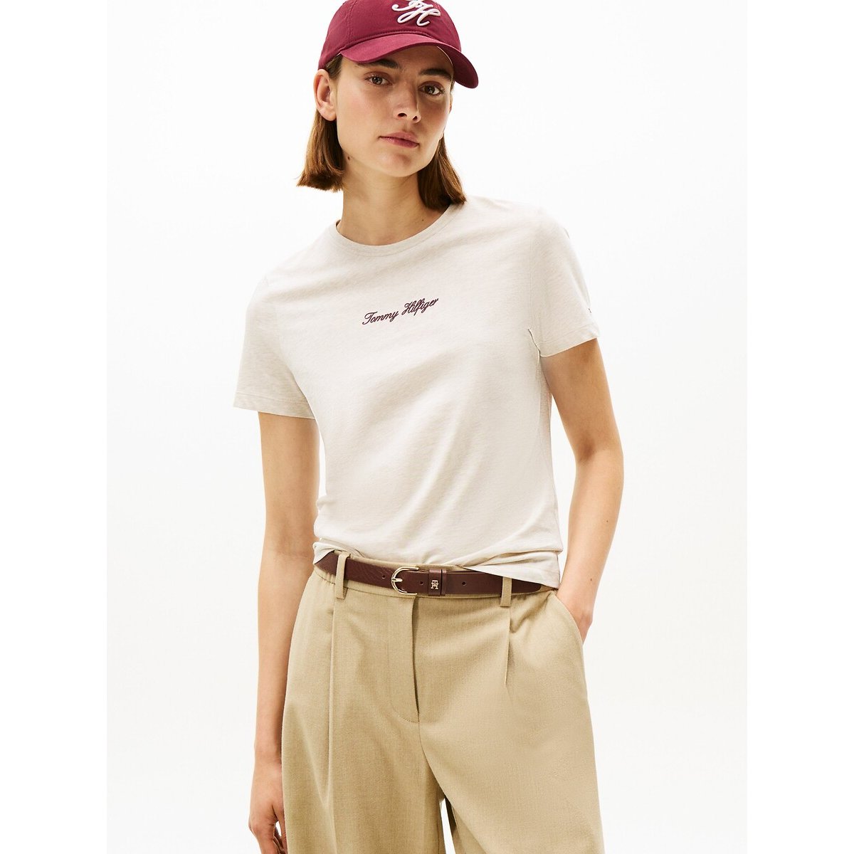 Tommy Hilfiger Shirt met korte mouwen CLASSIC SCRIPT REG SS TEE