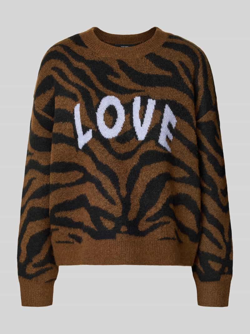Vero Moda Gebreide trui VMNEWKAI LS O-NECK PULLOVER BOO
