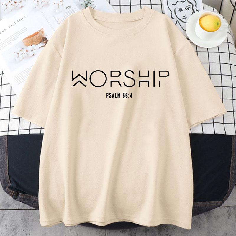 New Young Zomer Mikialong Worship Bedrukt T-shirt Christelijk Geloof Jezus Christus T-shirt Korte Mouw Buiten Joggen Coole Stijl T-shirt L