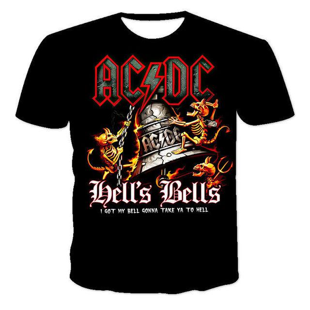 Baibao QIQI Zomer heren T-shirt Korte mouwen Plus Size Hiphop Jeugd heren Rock Band 3d Gedrukt Straat Casual T-shirt XXL