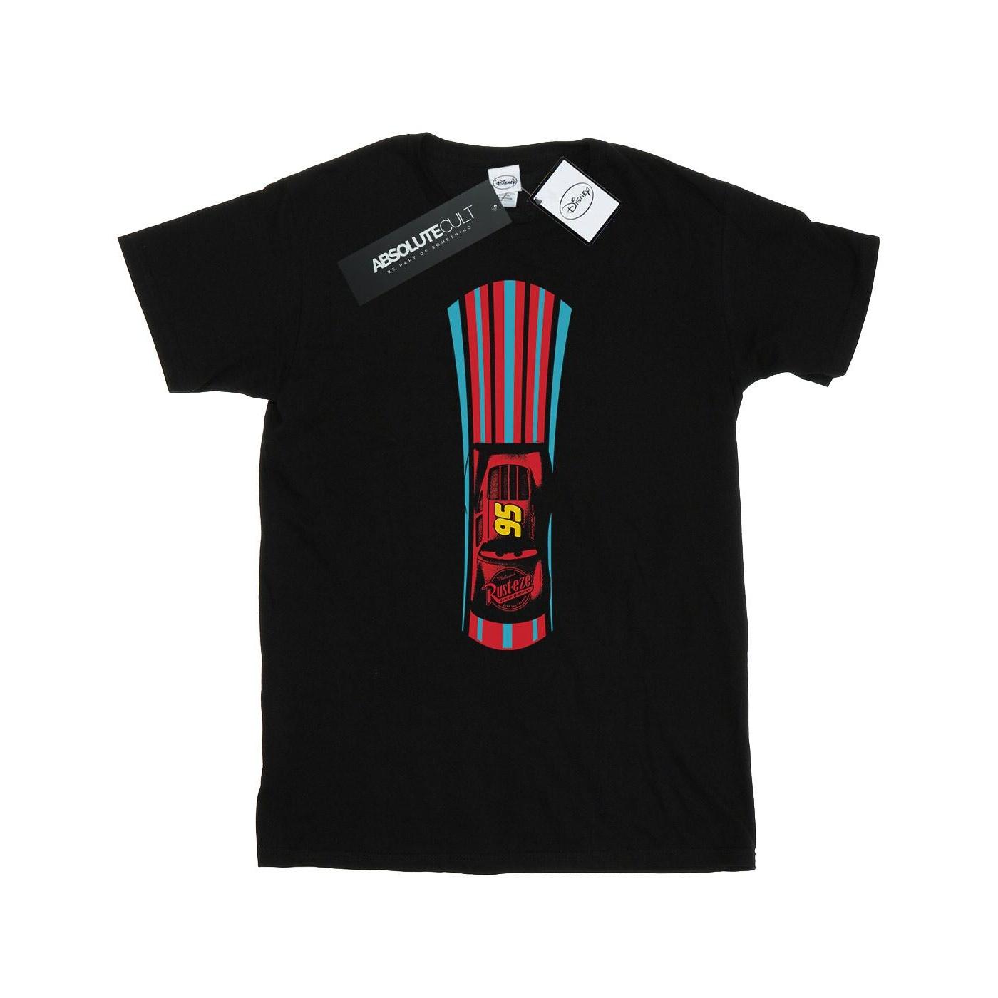 Disney Heren Cars Lightning McQueen Strepen T-shirt XL