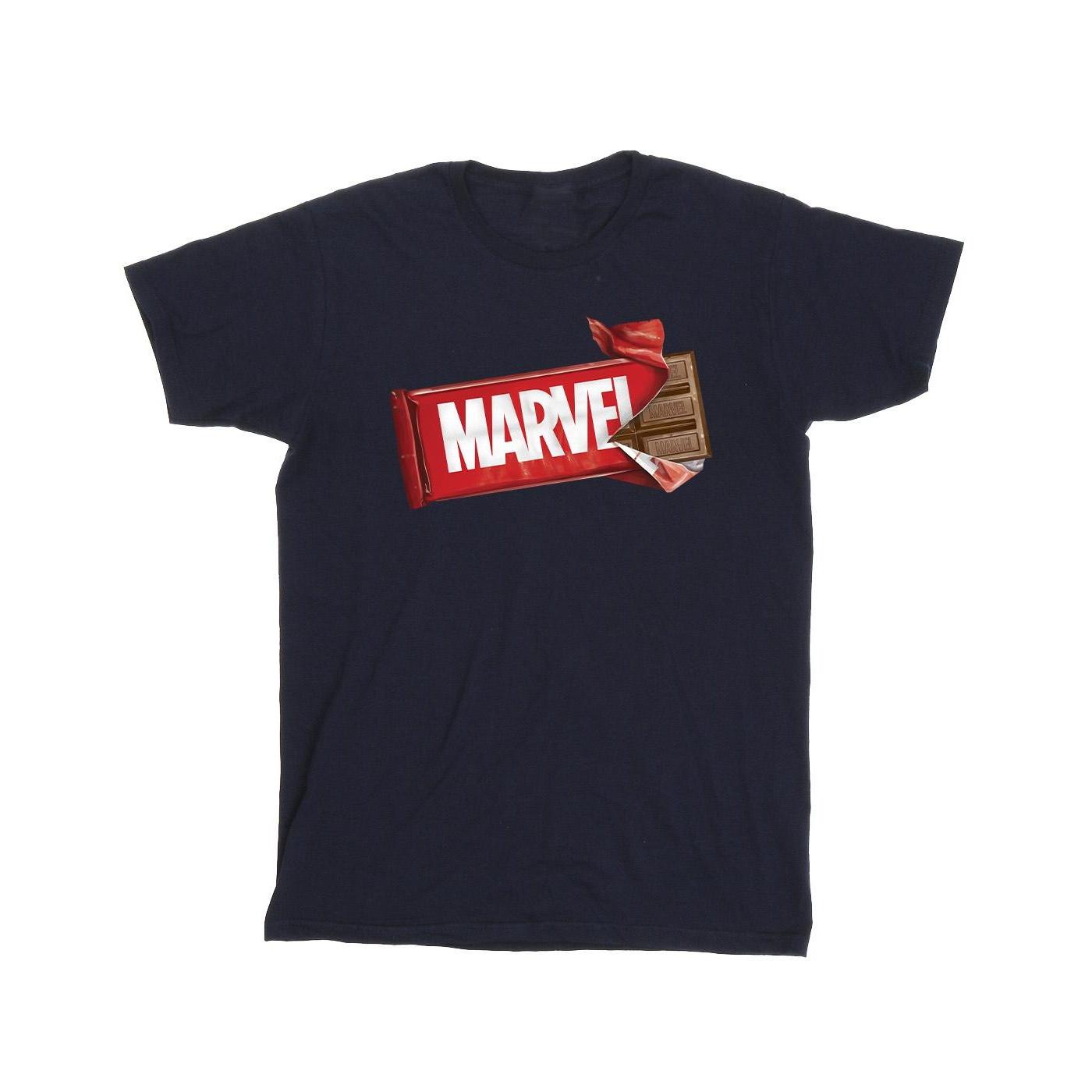 Pertemba FR - Apparel Marvel Universe Heren Marvel Chocolade T-shirt XXL