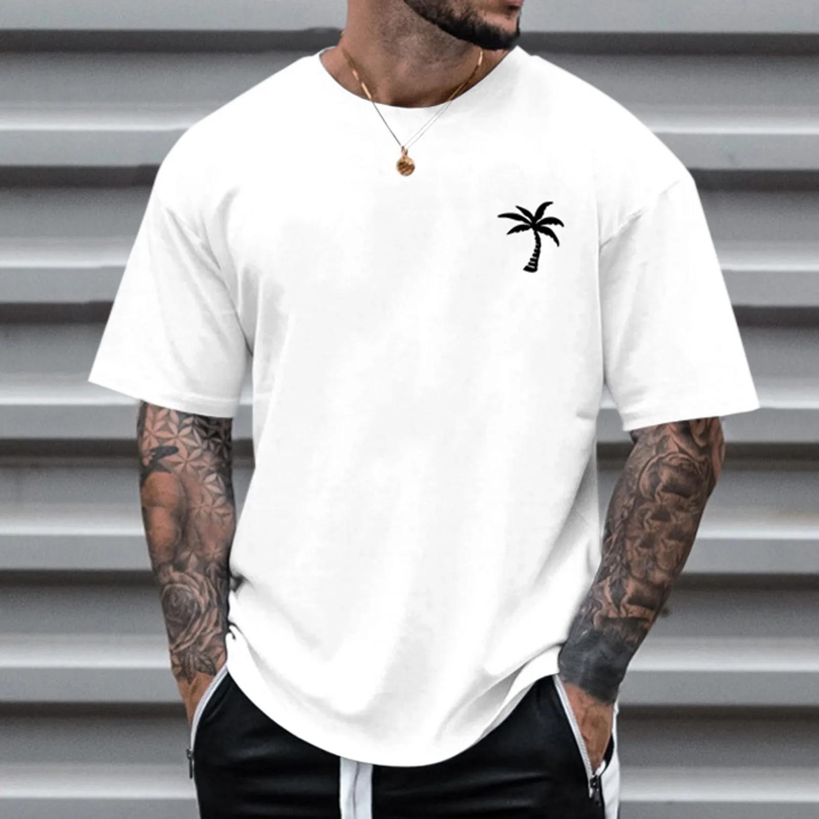 Continuously T-shirt Zomer Mode Zwaargewicht Retro Heren Engelse Letters 100% Katoen Gedrukt Ronde Hals Hoogwaardige Casual Fitness Straat T-shirt L