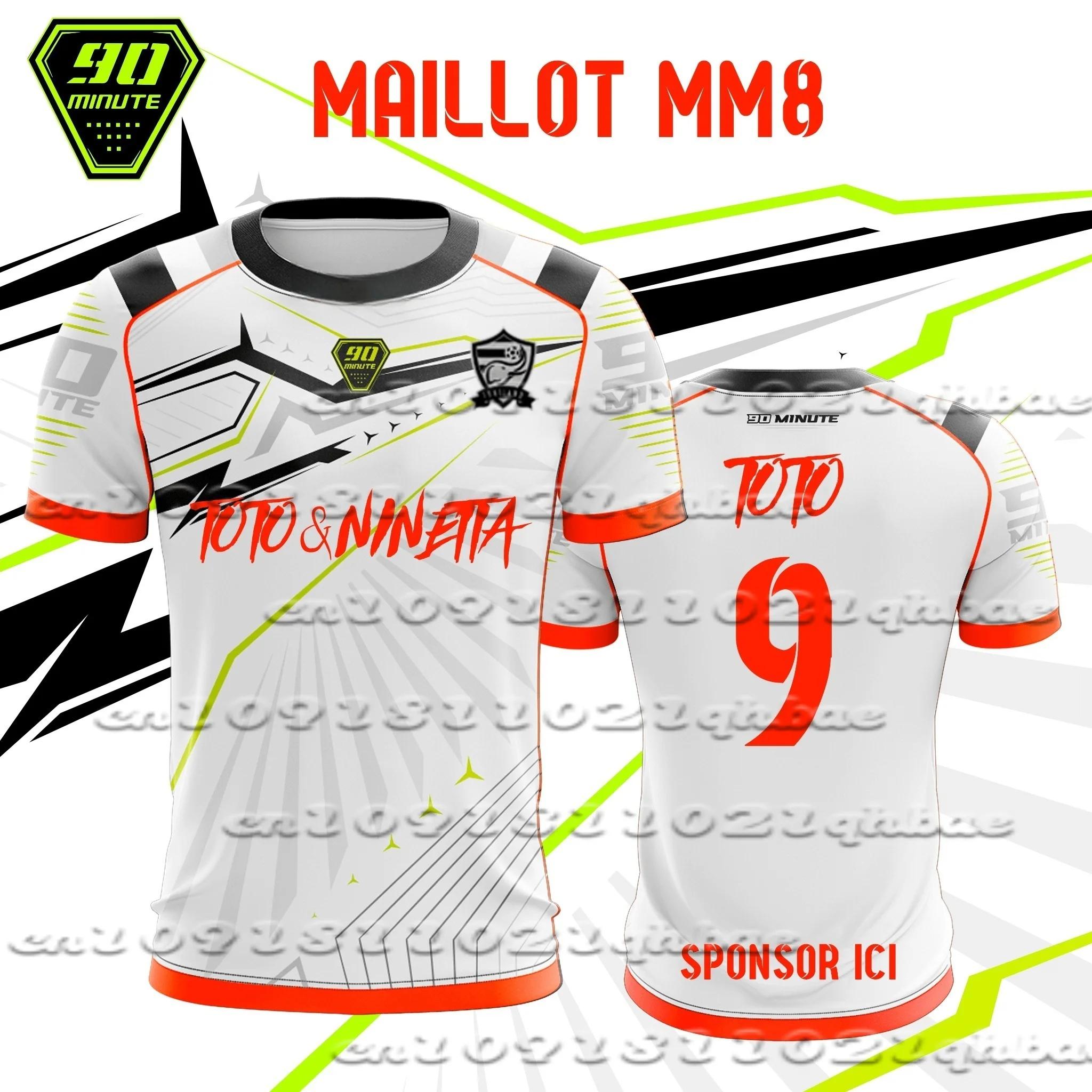 Zengyanqin01 2025 Nieuw heren T-shirt Maillot 90 Minute Toto & Ninetta Pré Comfortabel casual ademend zweetabsorberend T-shirt M