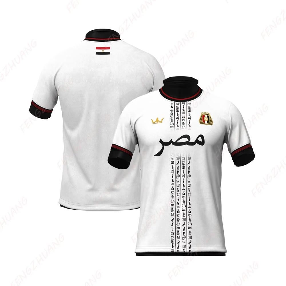 Haijian02 Egypt Football Jersey Unisex Casual Tee Faddish Comfortable T-Shirt 3d Printing High Quality Dry Quickly Men's Women's T-Shirt XS