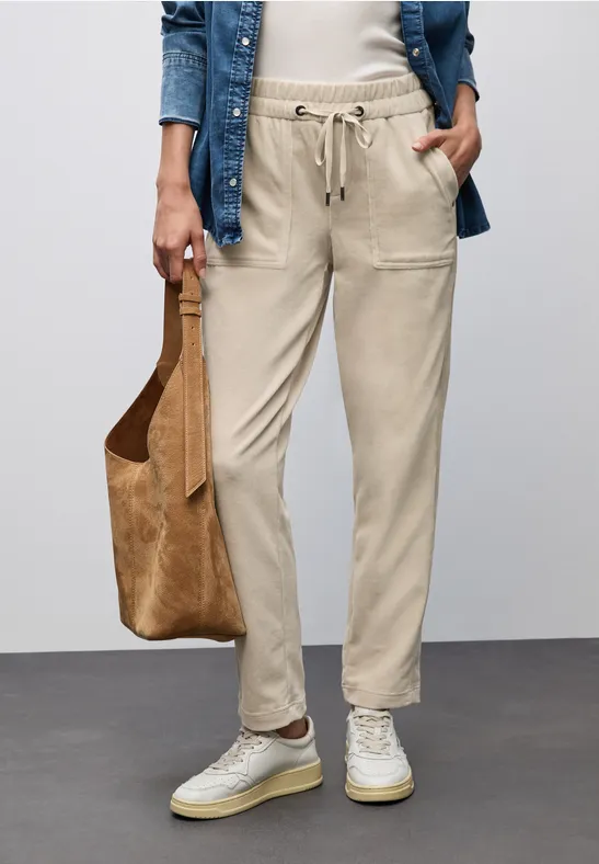 Street One Loose Fit corduroy broek