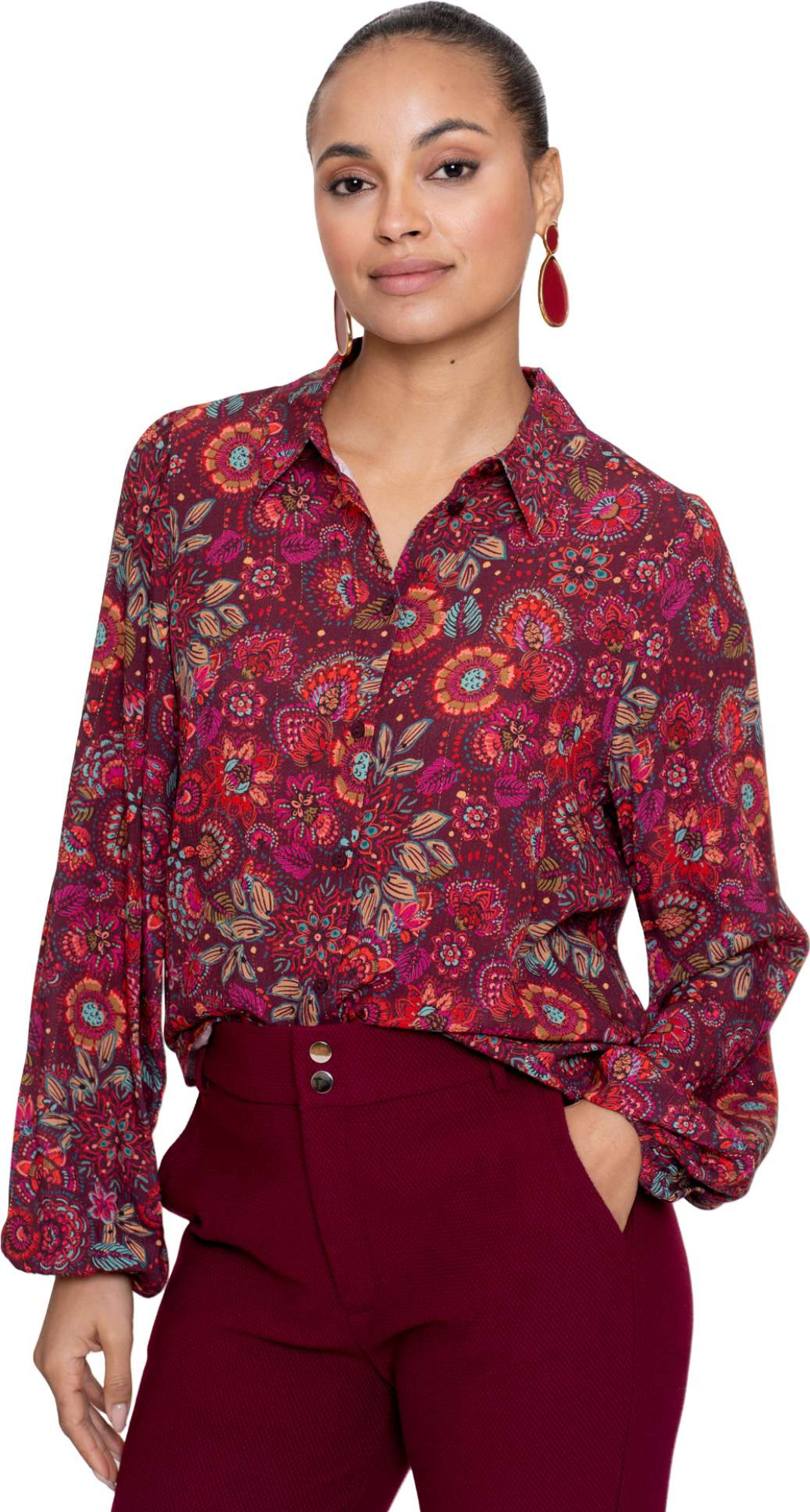 Geisha Blouse fuchsia