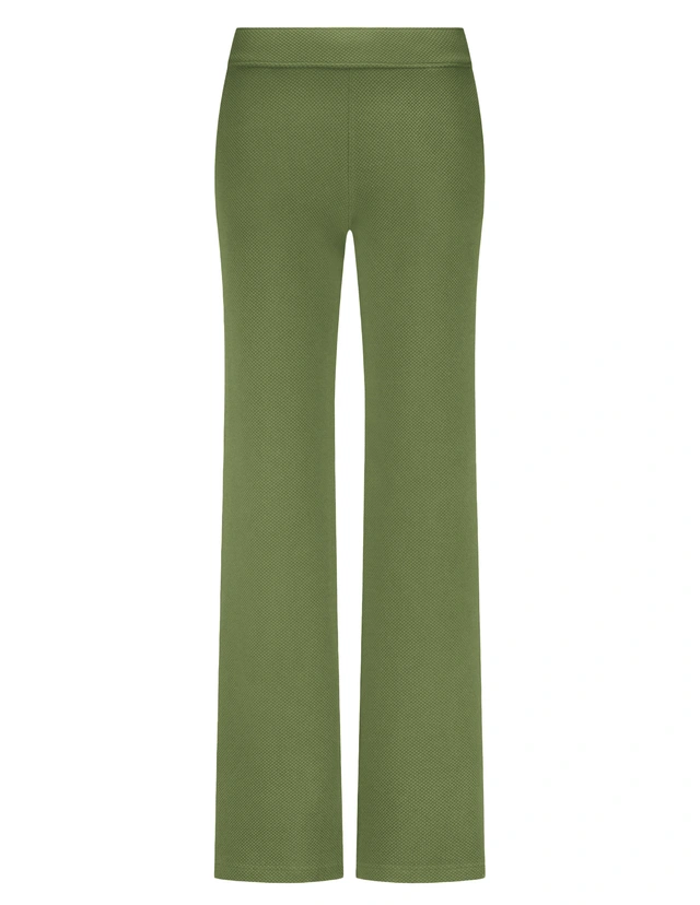 Tramontana structured wide leg trousers e01-17-101 006501 moss