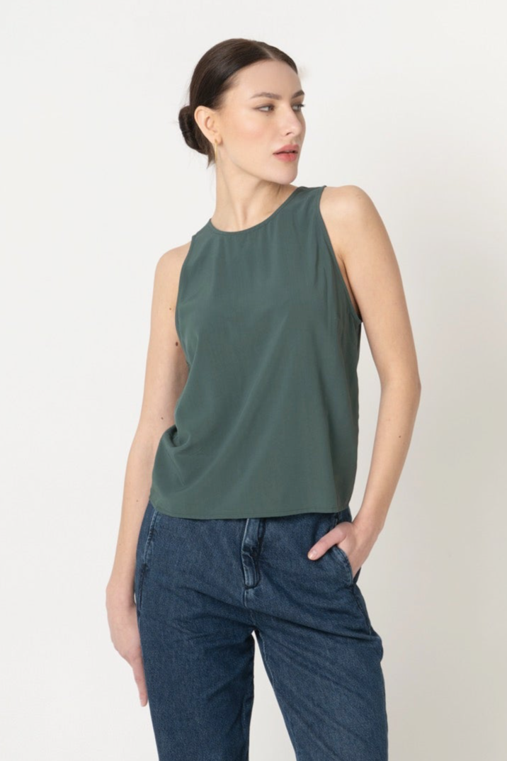 Lovjoi Damen vegan Top Chemilla Mear Green