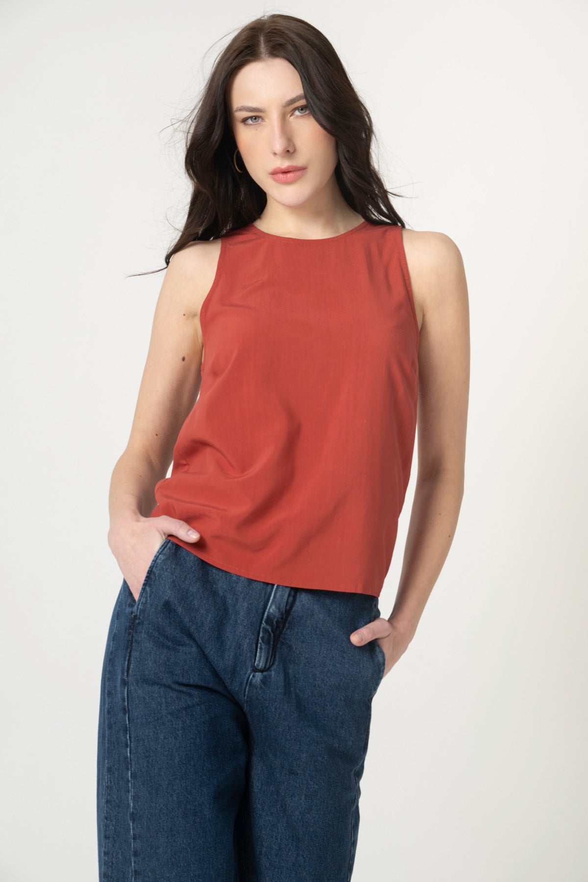 Lovjoi Damen vegan Top Chemilla Mars Red